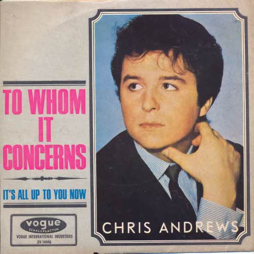 Andrews Chris - To whom it concerns (diff. Cover)