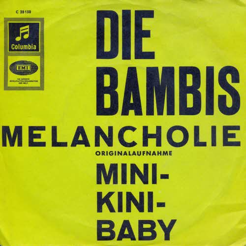 Bambis - Melancholie (grnes Cover)