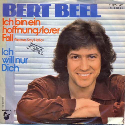 Beel Bert - Ich bin ein hoffnungsloser Fall