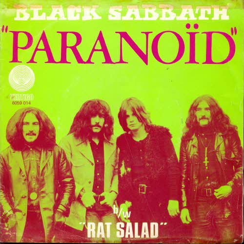 Black Sabbath - Paranoid (belgische Pressung)