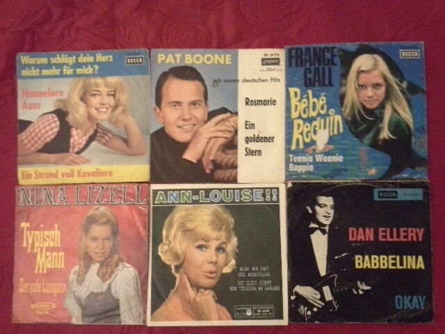 6 rare Bildcover ohne Platten