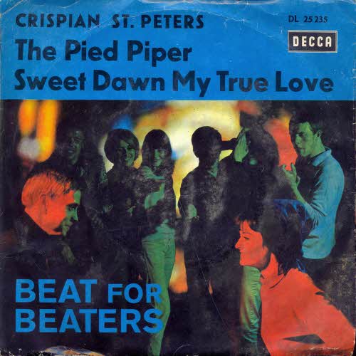 Crispian St. Peters - The Pied Piper (blauer Balken)