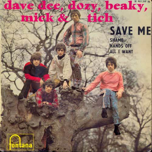 Dee Dave, Dozy, Beaky, Mick & Tich - Save me (EP-FR)
