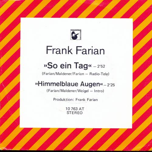 Farian Frank - So ein Tag (Promo-Cover)