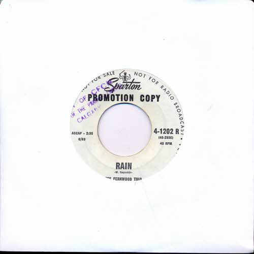 Fernwood Trio - Rain / Timbering (PROMO-LC)