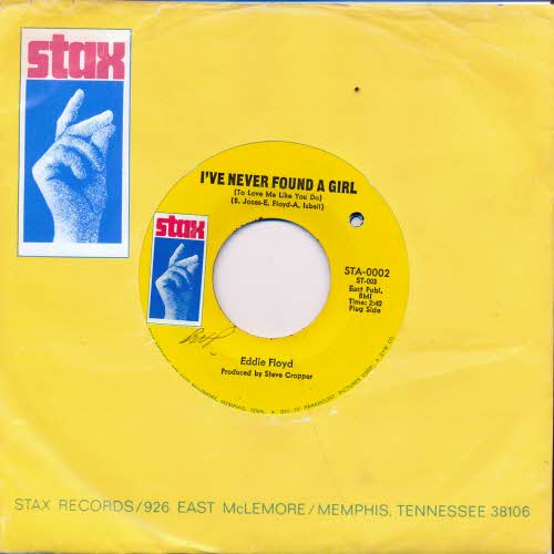Eddie Floyd - I've Never Found A Girl (US-FLC)