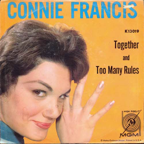 Francis Connie - Together / Too many rules (US)