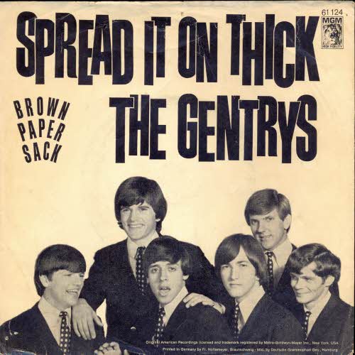 Gentrys - Spread it on thick (nur Cover)
