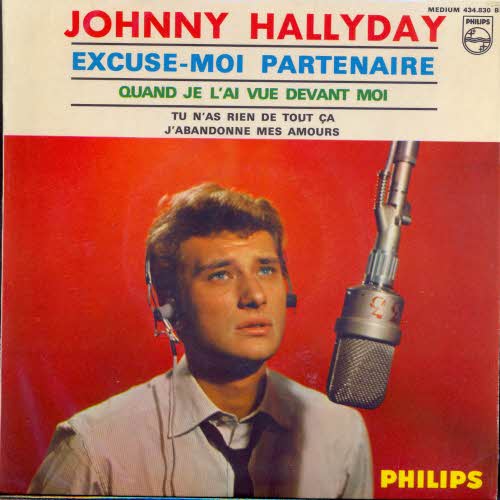 Hallyday Johnny - Excuse-moi partenaire (EP-FR)
