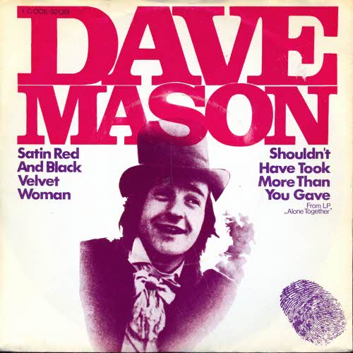Mason Dave - Satin red and black velvet woman