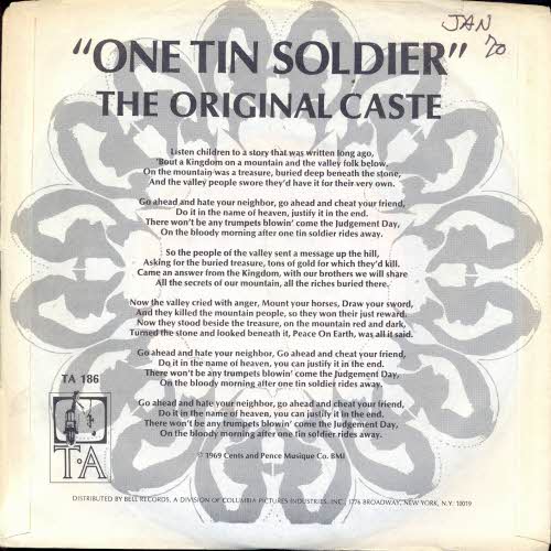 Original Caste - One Tin Soldier