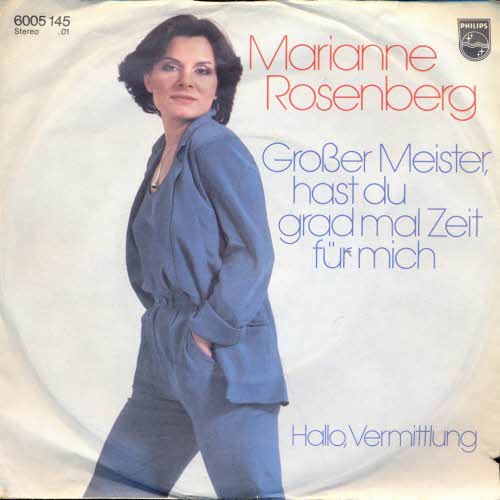 Rosenberg Marianne - Grosser Meister, hast du grad mal Zeit fr