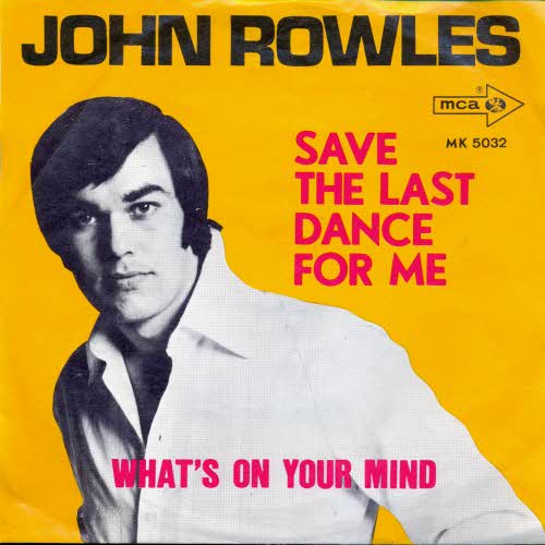 Rowles John - Save the last dance for me
