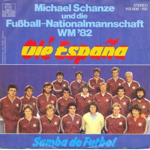 Schanze M. & Fussballnationalmannschaft - Ole Espana (LC)