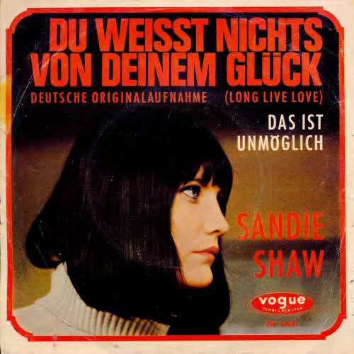 Shaw Sandie - Du weisst nichts von deinem Glck (nur Cover)