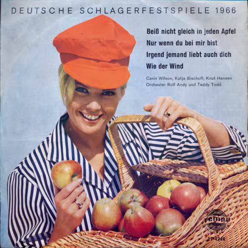 Tempo EP Nr. 4246 - Deutsche Schlagerfestspiele 1966
