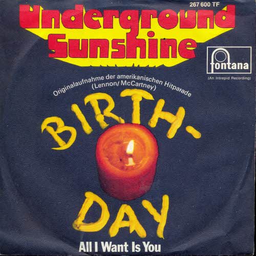 Underground Sunshine - Birthday