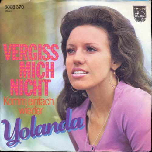 Yolanda - Vergiss mich nicht