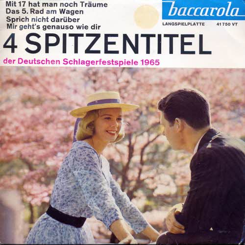Baccarola EP-Nr. 41 750 - 4 Spitzenschlager (EP)