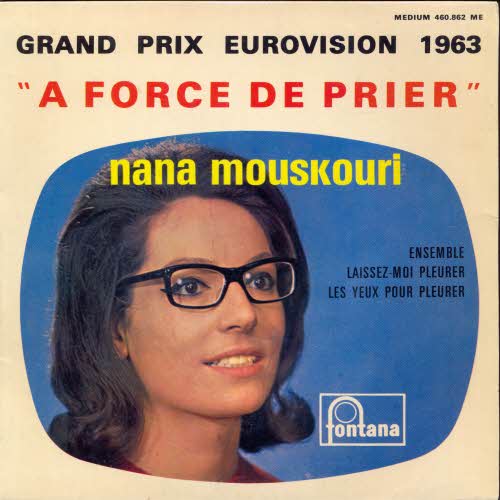 Mouskouri Nana - A force de prier (EP-FR)