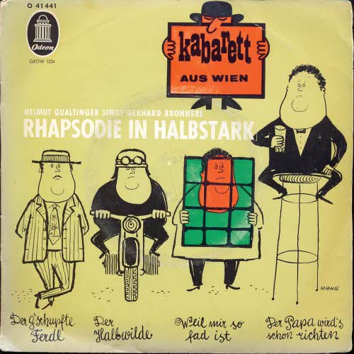 Qualtinger Helmut - Rhapsodie in Halbstark (EP)