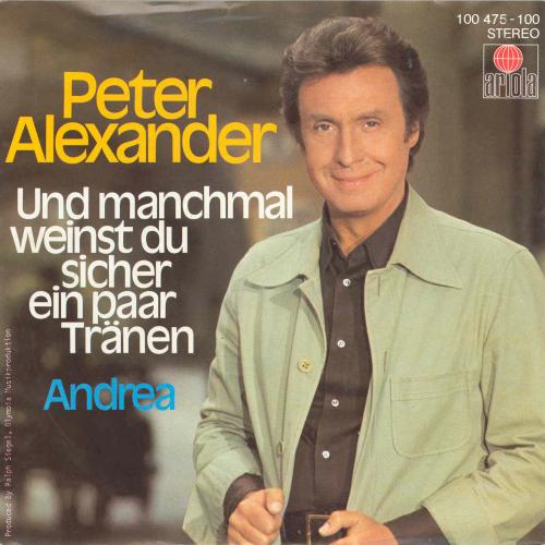 Alexander Peter - Und manchmal weinst du sicher ein paar Trnen