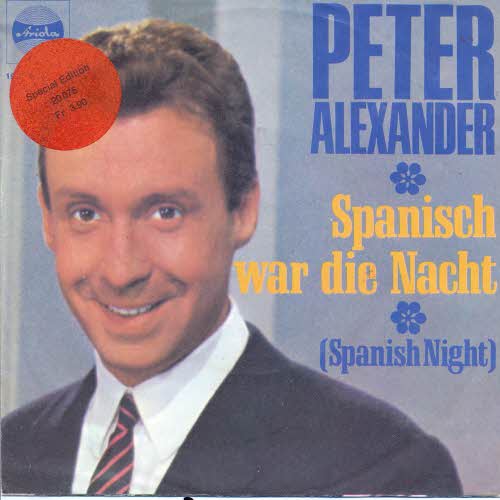 Alexander Peter - Spanisch war die Nacht (Clubedition-nur Cover)