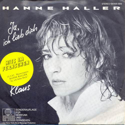 Haller Hanne - Ja, ich lieb dich