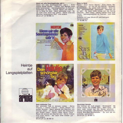Heintje - Es war alles wunderschn