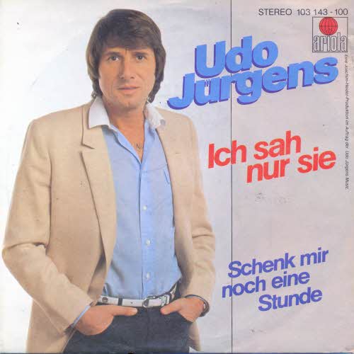 Jrgens Udo - Ich sah nur sie (nur Cover)