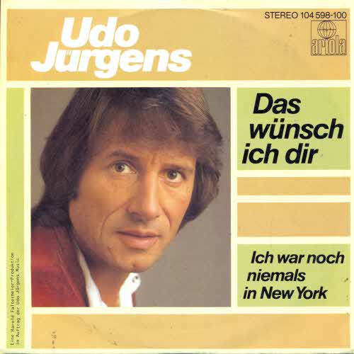 Jrgens Udo - Ich war noch niemals in New York (nur Cover)