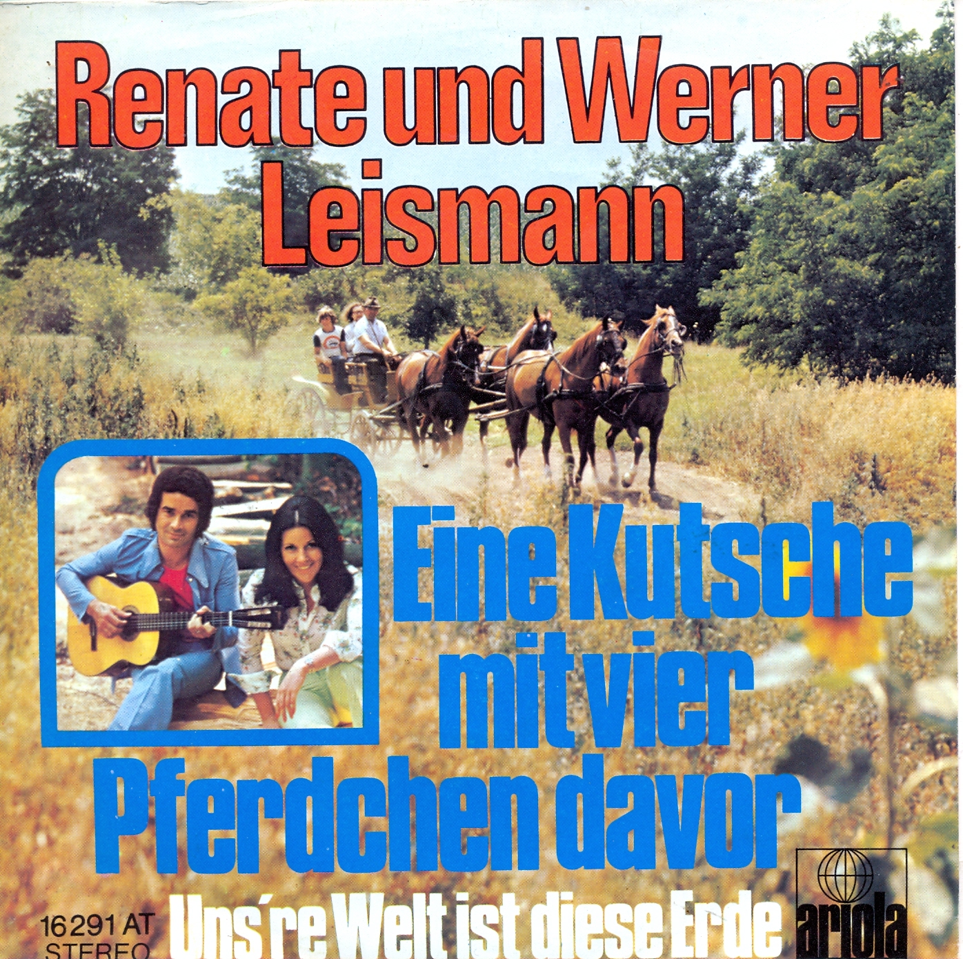 Leismann R. + W. - Eine Kutsche mit vier Pferdchen davor