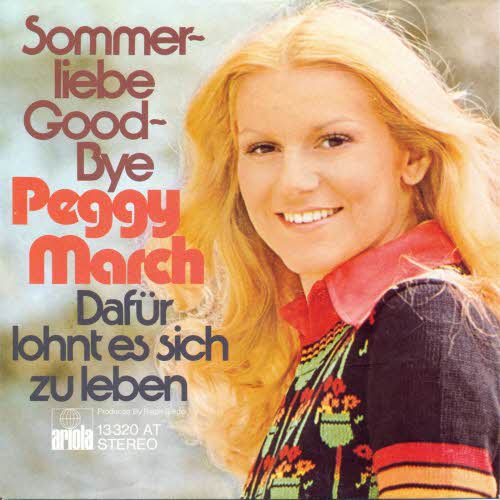 March Peggy - Sommerliebe good bye (nur Cover)