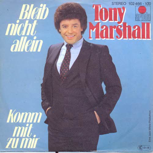Marshall Tony - Bleib nicht allein (nur Cover)