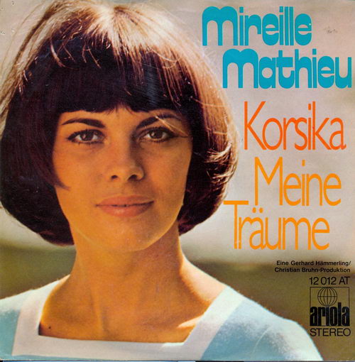 Mathieu Mireille - Korsika (nur Cover)