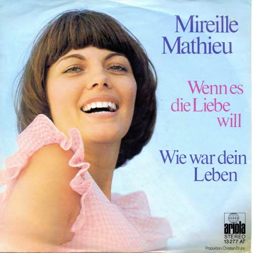 Mathieu Mireille - Wenn es die Liebe will (nur Cover)