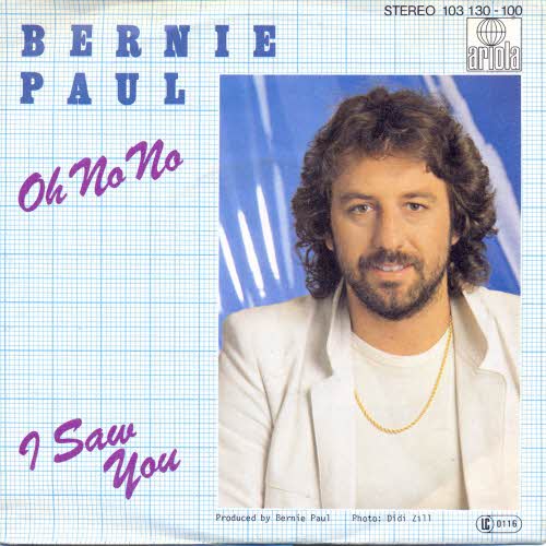 Paul Bernie - Oh no no