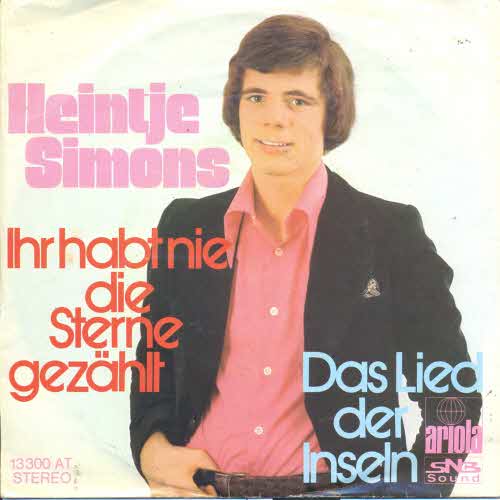 Simons Heintje - Ihr habt nie die Sterne gezählt
