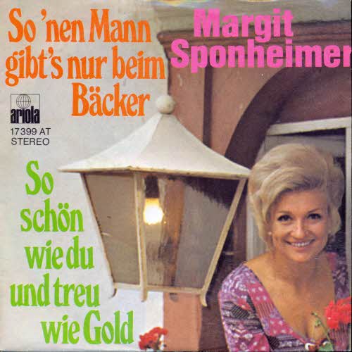 Sponheimer Margit - So 'nen Mann gibt's nur beim Bcker