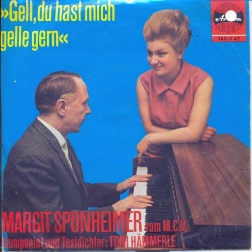 Sponheimer Margit - Gell, du hast mich gelle gern