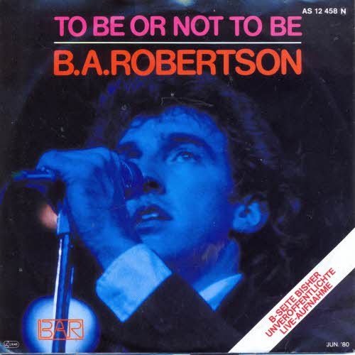 Robertson B.A. - To be or not to be