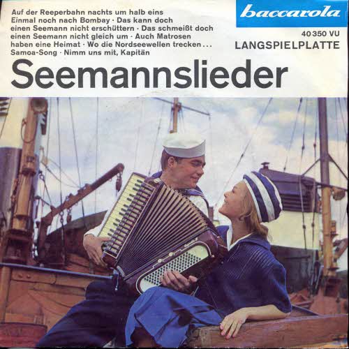 Baccarola EP Nr. 40350 - Seemannslieder