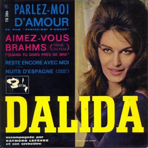 Dalida - wunderschöne franz. EP (70386)