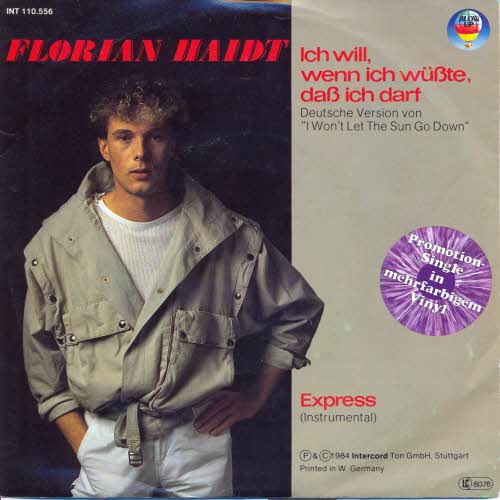 Haidt Florian - Nik Kershaw-Coverversion (farbige Platte)