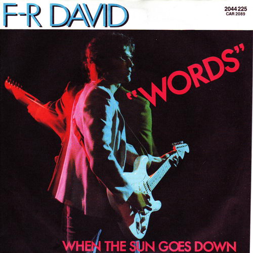 David F.R. - Words (nur Cover)