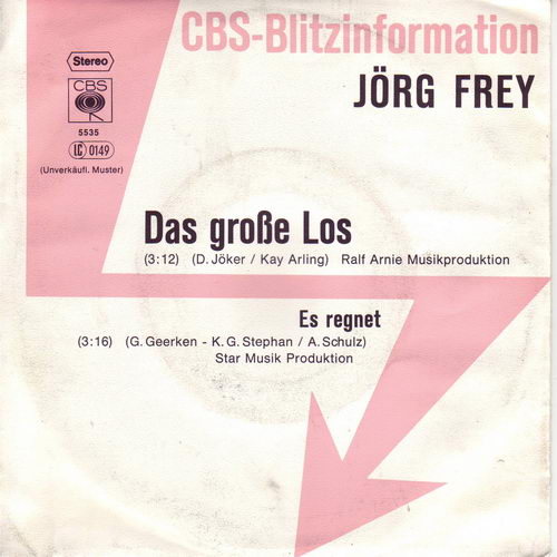 Frey Jrg - Das grosse Los (PROMOSINGLE)