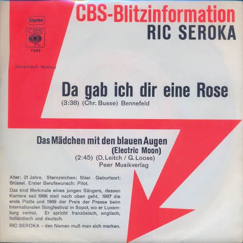 Seroka Ric - Da gab ich dir eine Rose (PROMO)