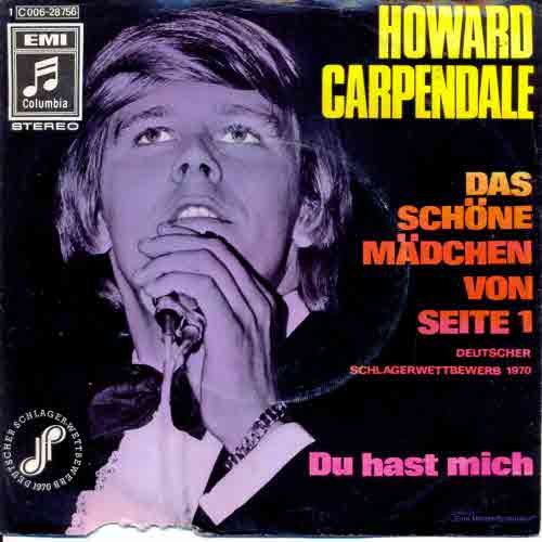 Carpendale Howard - Das schne Mdchen von Seite 1