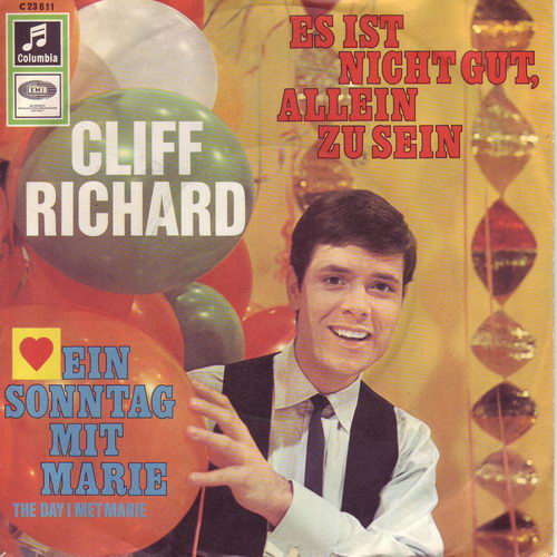 Richard Cliff - Es ist nicht gut allein zu sein (nur Cover)