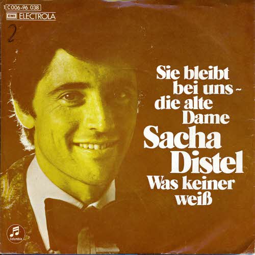 Distel Sacha - Sie bleibt bei uns - die alte Dame